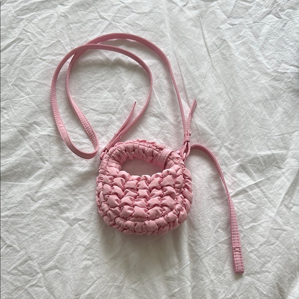 COS - RARE Pink Nano Quilted Crossbody Bag